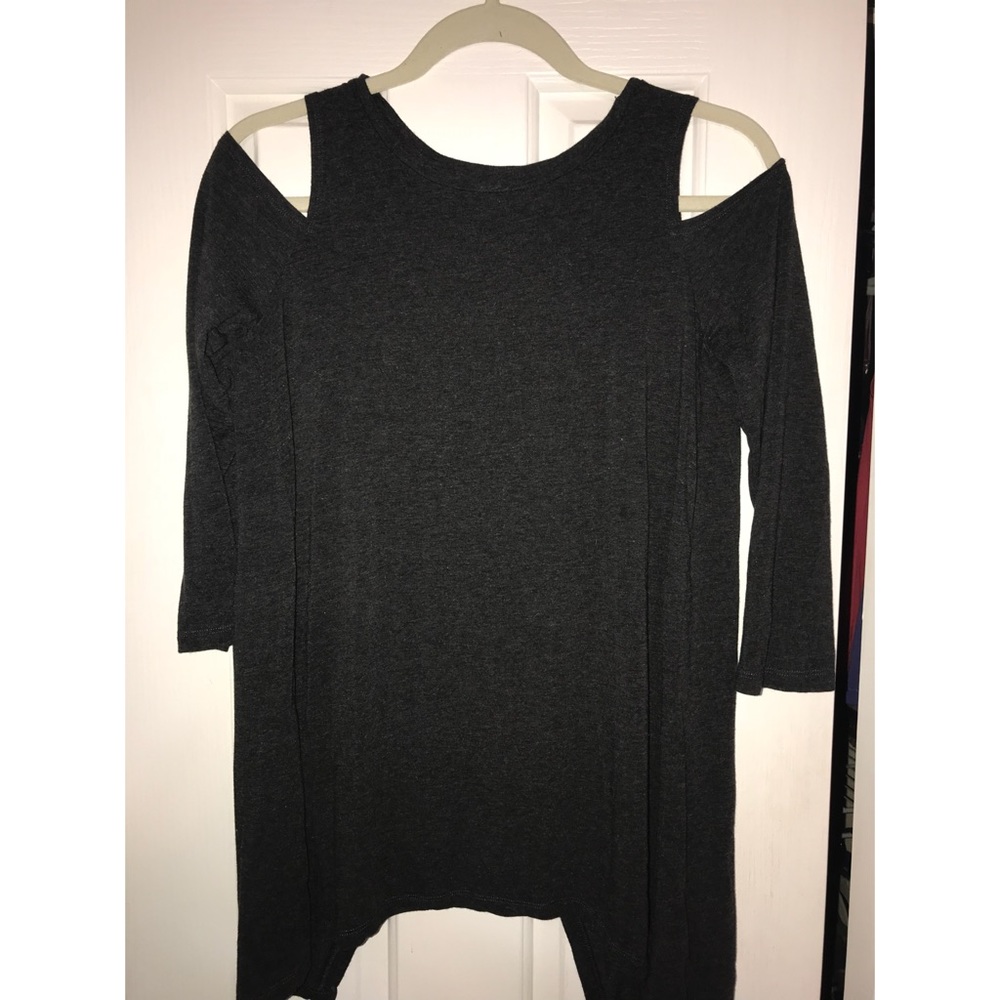 Aerie off the should and open back long sleeve